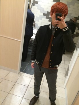 えーすけさん（メンズ・170cm）の冬コーディネート