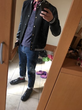 「SPINNS（スピンズ）のアイテム（シューズ）」を使った、えーすけさん（メンズ・170cm）の冬コーディネート