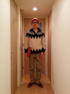 「アイテム（その他アウター）」を使った、Ryuusuke Kubouさん（メンズ・175cm・30代）の冬コーディネート