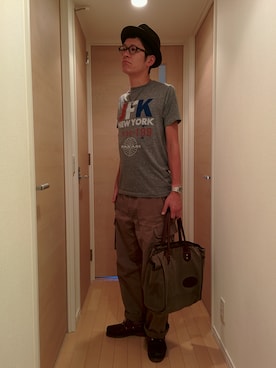 「Frost River（フロストリバー）のアイテム」を使った、Ryuusuke Kubouさん（メンズ・175cm）の秋コーディネート