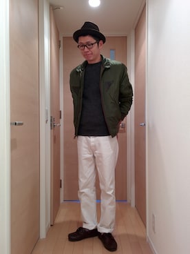 「流行」｜「アイテム（シューズ）」を使った、Ryuusuke Kubouさん（メンズ・175cm）の冬コーディネート