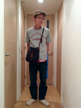 「DULUTH PACK（ダルースパック）のアイテム」を使った、Ryuusuke Kubouさん（メンズ・175cm）の夏コーディネート