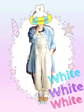 「着まわししすぎてごめんなさい」｜なちゅらるポー博士さん（レディース・150cm）の夏コーディネート
