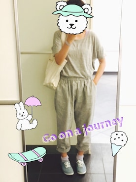 「着まわししすぎてごめんなさい」｜なちゅらるポー博士さん（レディース・150cm）の夏コーディネート