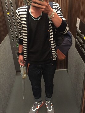 「Amina（アミナ）のアイテム（アクセサリー）」を使った、good manさん（メンズ・168cm）の夏コーディネート