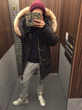 good manさん（メンズ・168cm）の冬コーディネート