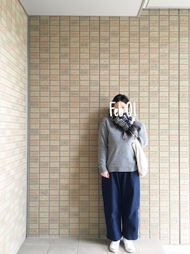 「タータンチェック」｜_____conさん（レディース・157cm）の冬コーディネート