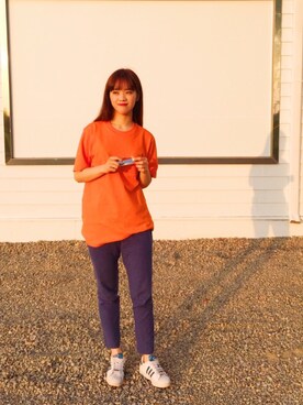 「orange」｜령경さん（レディース・165cm）の夏コーディネート
