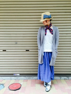 「enchanted（エンチャンテッド）のアイテム」を使った、つっち〜だよ。さん（レディース・153cm）の春コーディネート