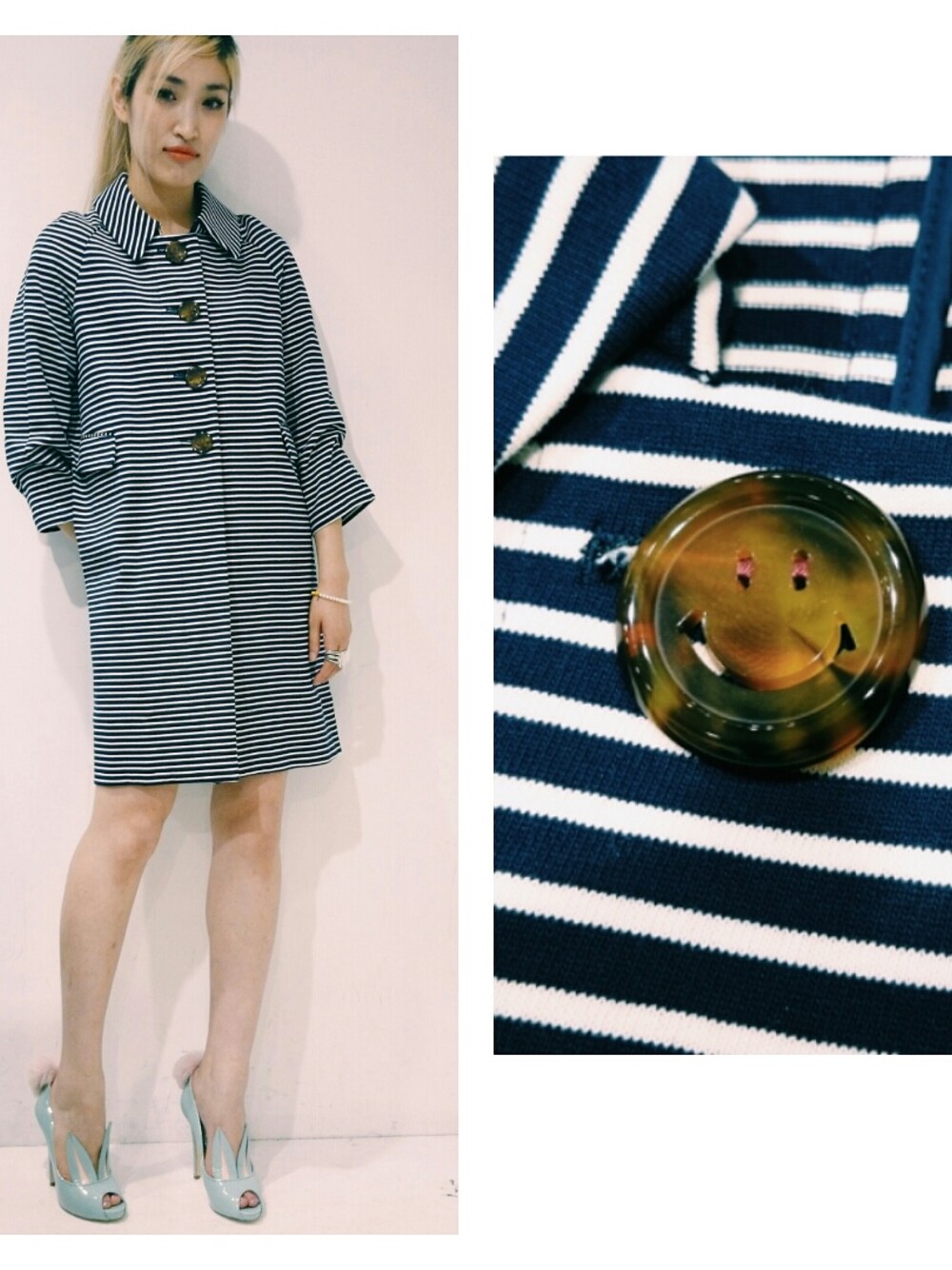 「Chrles Anastase、cannabis ladies、cannabis_ladies、cannabisladies、smile、stripe、KAT MACONIE」｜sakura_yokomachiさん（レディース・172cm）の春コーディネートの1枚目の写真