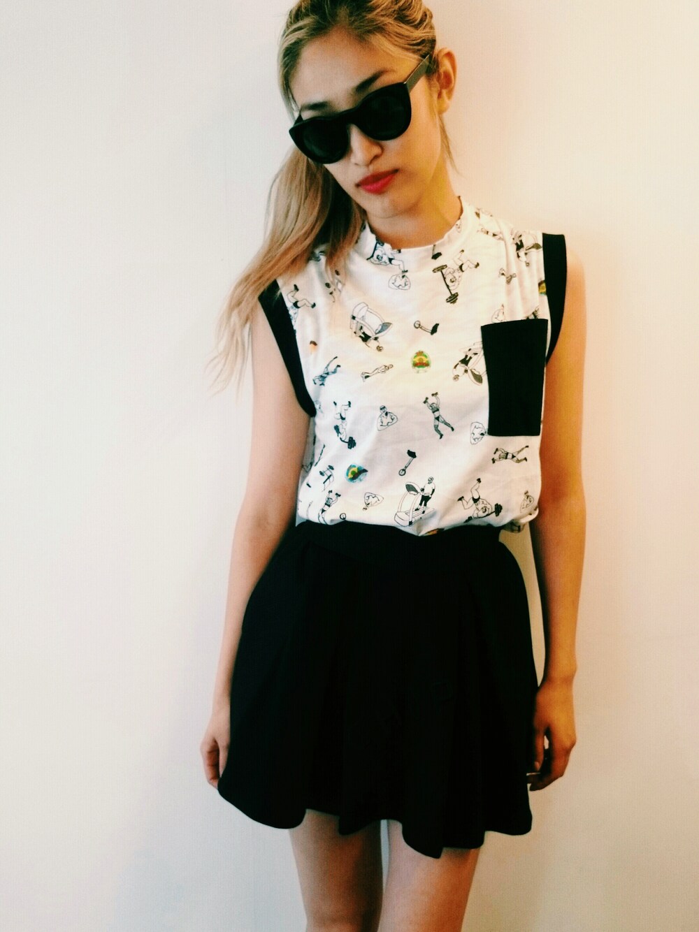 「guacamole_japan、cannabisladies、cannabis_ladies、INARI、cannabis、ガカモレ」｜「GUACAMOLEのGYMMY PRO HI NECK TANK TOP/ ジミープロ　ハイネックタンクトップ（Tシャツ/カットソー、ホワイト系）」を使った、sakura_yokomachiさん（レディース・172cm）の夏コーディネートの1枚目の写真
