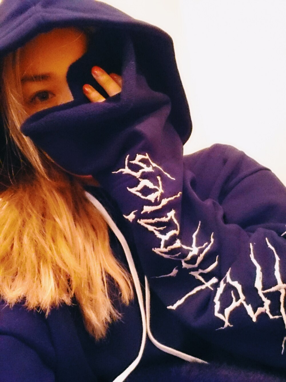 「SUB-AGE.、sub_age、サベージ、cannabis_mens、bigsize」｜「SUB-AGE.のSuper Longsleeve Parka（パーカー、ブラック系）」を使った、sakura_yokomachiさん（レディース・172cm）の春コーディネートの1枚目の写真