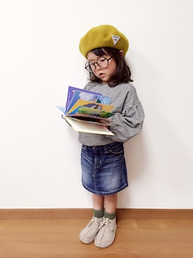 「RED CARD TOKYO（レッドカード）のアイテム」を使った、＊れん・のん＊さん（キッズ・100cm）の秋コーディネート