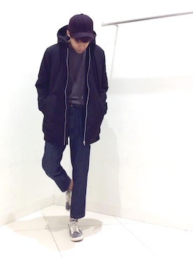 Takuya Matsunoさん（メンズ・171cm）の秋コーディネート