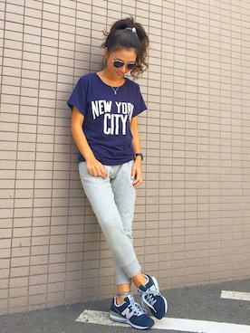 「スエット」｜Oo.hiro.oOさん（レディース・159cm）の秋コーディネート