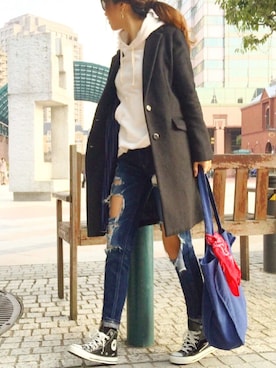 「Ron Herman（ロン ハーマン）のアイテム」を使った、Oo.hiro.oOさん（レディース・159cm）の春コーディネート