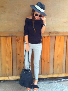 Oo.hiro.oOさん(レディース・159cm)の夏コーディネート