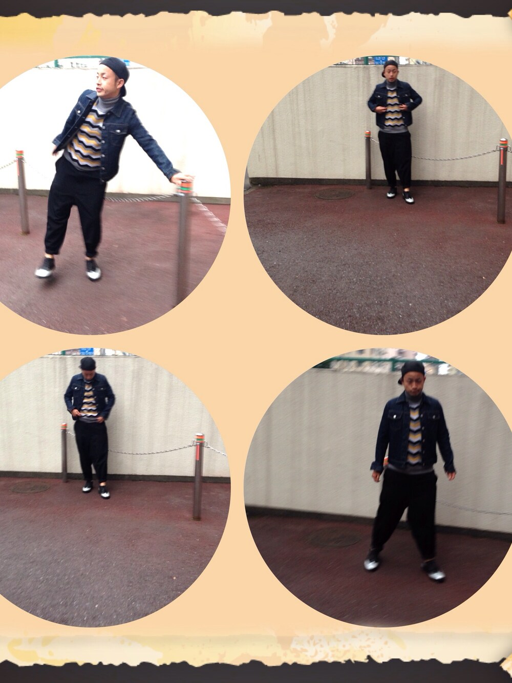「Yohji Yamamotoのアイテム（キャップ、ブラック系）」を使った、samurairoadさん（メンズ・167cm）の秋コーディネートの1枚目の写真