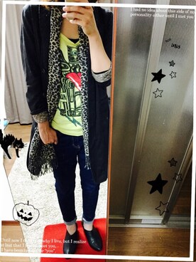 「NICE CLAUP（ナイスクラップ）のアイテム（ステンカラーコート）」を使った、mayu000さん（レディース・166cm）の秋コーディネート