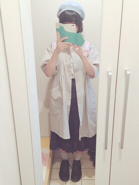 「fafa（フェフェ）のアイテム」を使った、ぺんさん（レディース・157cm）の秋コーディネート