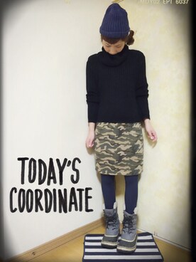 izuさん（レディース・157cm）の冬コーディネート