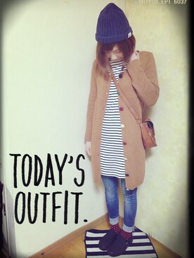 izuさん（レディース・157cm）の冬コーディネート