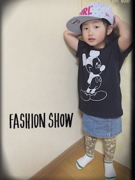 izuさん（キッズ・100cm）の夏コーディネート