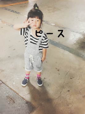 izuさん（キッズ・100cm）の秋コーディネート