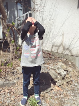 izuさん（キッズ・100cm）の春コーディネート