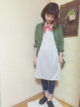 izuさん（レディース・157cm）の春コーディネート