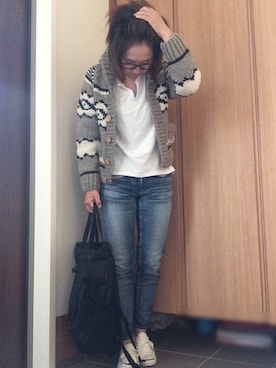 「CONVERSE（コンバース）のCONVERSE コンバース ジャック パーセル / JACK PURCEL（スニーカー）」を使った、mmmkkk12さん（レディース・163cm）の秋コーディネート