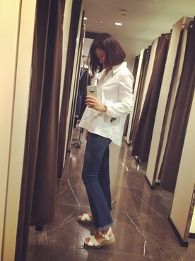 「KATIE JUDITHのアイテム」を使った、Allisonさん（レディース・166cm）の秋コーディネート