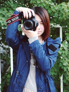 「initial（イニシャル）のアイテム（トレンチコート）」を使った、fayeさん（レディース・163cm）の春コーディネート