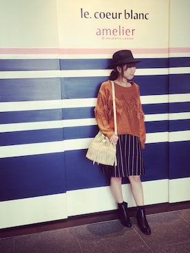 「amelier MAJESTIC LEGON」｜BELLADITTA.STAFFさん（レディース・153cm）の秋コーディネート