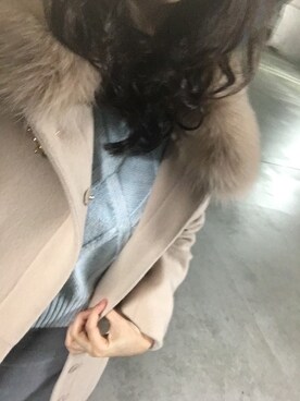 「アイテム（ブーティ）」を使った、Sayaka ＊さん（レディース・156cm・20代）の冬コーディネート