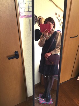 「Cartier」｜「アイテム（ワンピース/ドレス）」を使った、YUKI＊*さん（レディース・156cm）の秋コーディネート