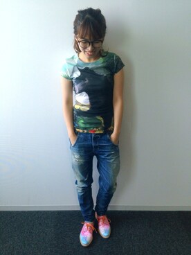 tacco☻さん（レディース・154cm）の夏コーディネート