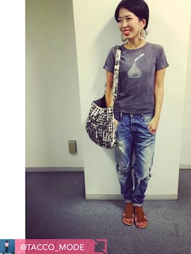 tacco☻さん（レディース・154cm）の夏コーディネート