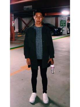 「MANGO（マンゴ）のアイテム（ジャケット/アウター）」を使った、Daiki さん（メンズ・172cm）の春コーディネート