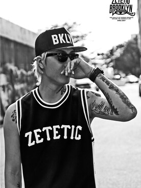「アイテム（ジャージ）」を使った、ZETETICさん（メンズ・176cm・20代）の秋コーディネート
