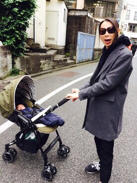 「BLISS POINT（ブリスポイント）のアイテム（ジャケット/アウター）」を使った、Takasumi Endaさん（メンズ・176cm）の秋コーディネート