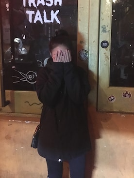 「STUSSY（ステューシー）のアイテム（ナイロンジャケット）」を使った、Karenさん（レディース・160cm）の秋コーディネート