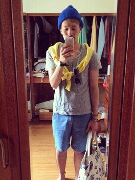 ぽんぽこKJさん（メンズ・166cm）の夏コーディネート