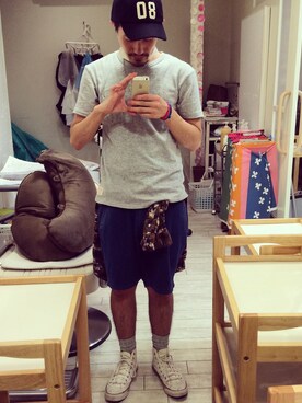 ぽんぽこKJさん（メンズ・166cm）の夏コーディネート