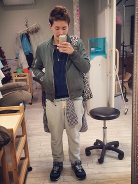 ぽんぽこKJさん（メンズ・166cm）の秋コーディネート