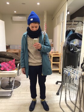 ぽんぽこKJさん（メンズ・166cm）の冬コーディネート
