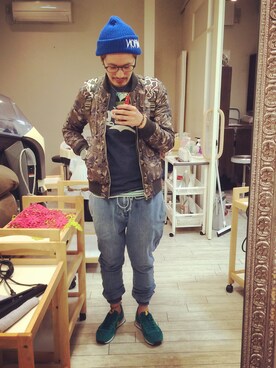 ぽんぽこKJさん（メンズ・166cm）の春コーディネート