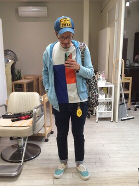 ぽんぽこKJさん（メンズ・166cm）の春コーディネート