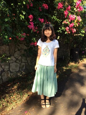 「SWATCH（スウォッチ）のアイテム（アナログ腕時計、その他）」を使った、Rubyさん（レディース）の秋コーディネート