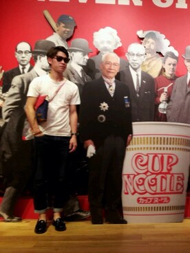 「ジャパンブルー」｜「アイテム（その他シューズ）」を使った、YANさん（メンズ・167cm）の夏コーディネート